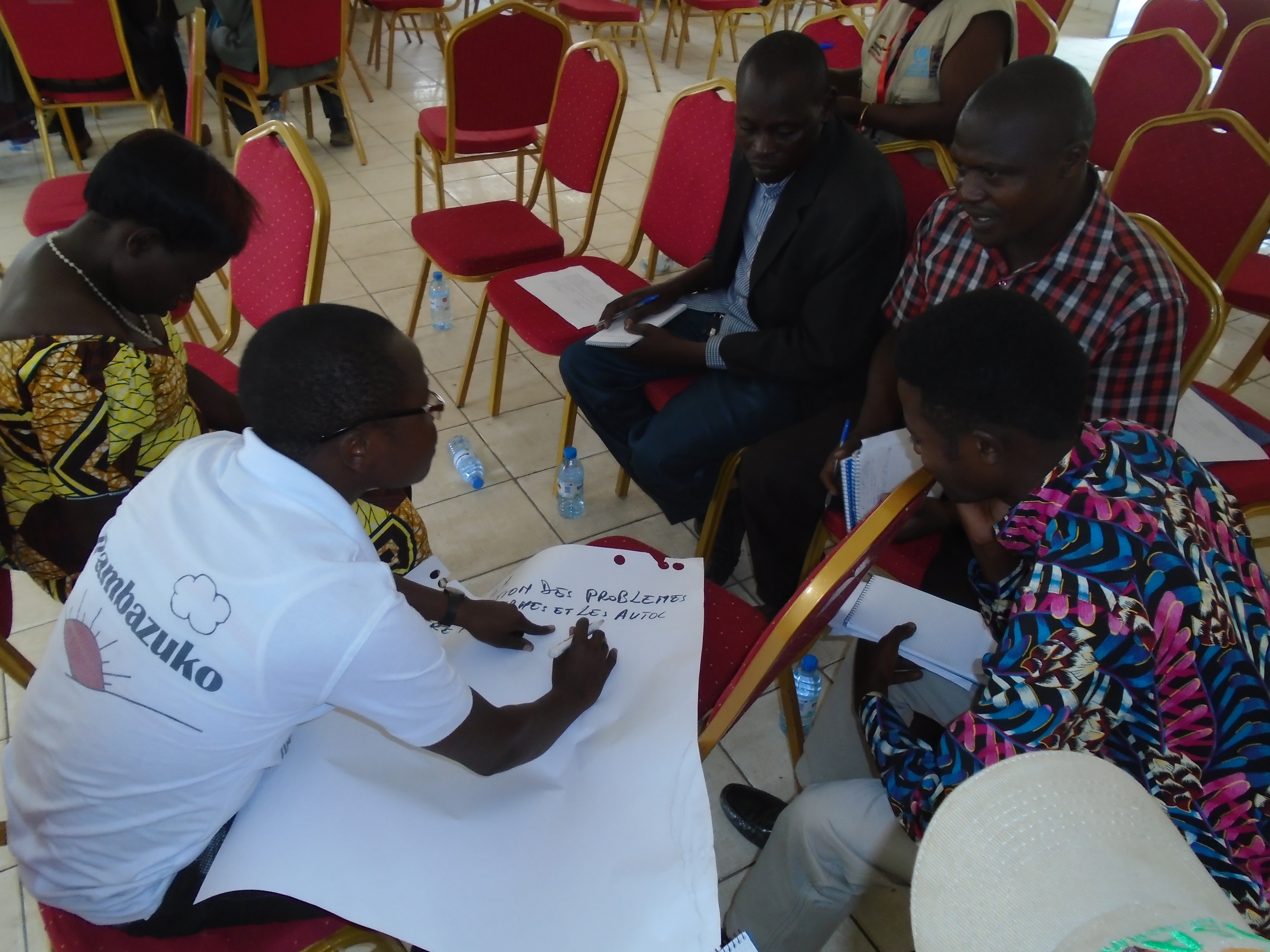 Groupe d échanges des communautés sur les actions de développement à Rutshuru